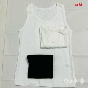 sz M - New 3 pcs Round Neck Sleeveless Tank Tops